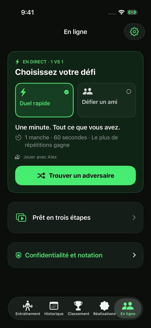 Une minute de rivalité amicale