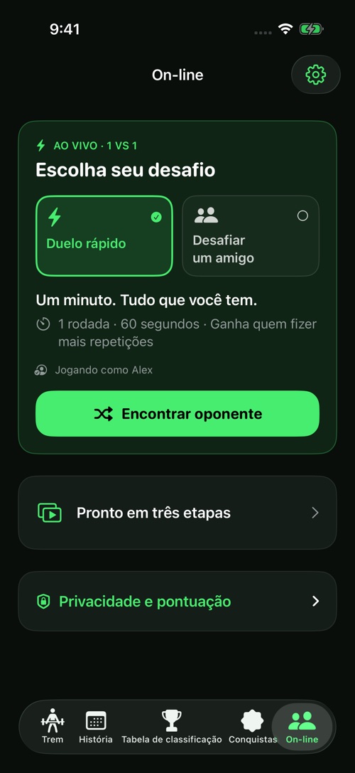 Um minuto de rivalidade amigável